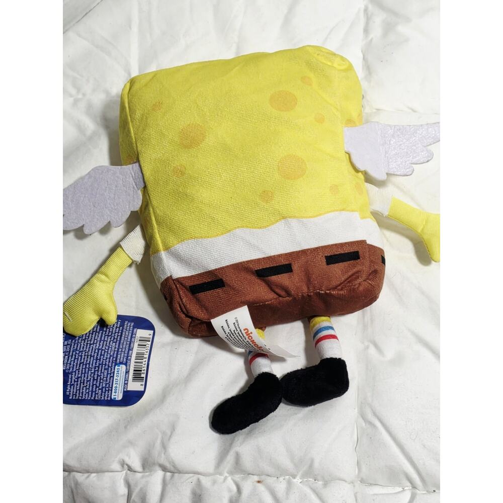 Nickelodeon SpongeBob SquarePants CUPID Angel Valentines 10” Plush Retired - Picture 10 of 10